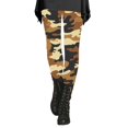 thumbnail image 1 of Jxximdong Leggings for Women Women's Autumn And Winter Camouflage Leggings Artistic Printed Soft Stretchy Pants For Women Yellow XXXXL Yoga Pants, 1 of 4