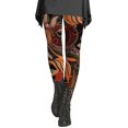 thumbnail image 1 of Jxximdong Leggings for Women Women's Autumn And Winter Leggings Artistic Splash Printed Soft Stretchy Pants Black XXL Yoga Pants, 1 of 4