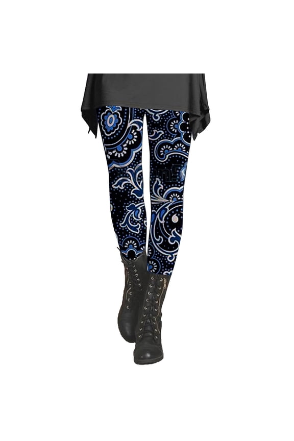 Leggings for Women Women's Autumn And Winter Leggings Artistic Splash Printed Soft Stretchy Pants Yellow L Yoga Pants