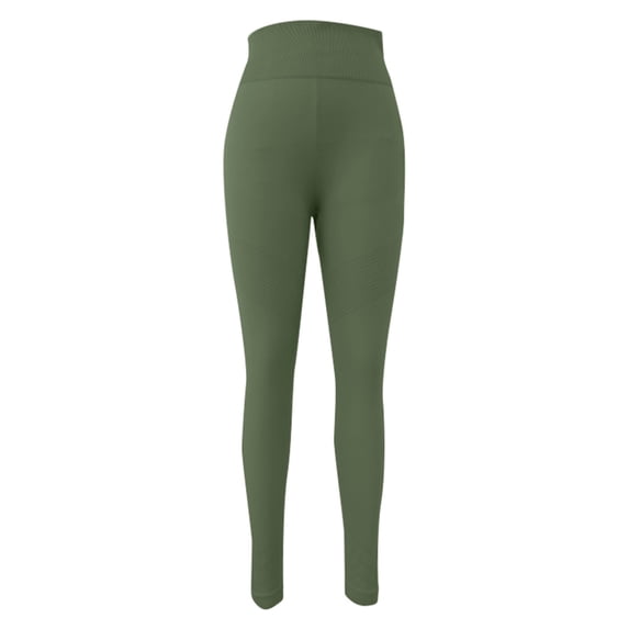Jxximdong Leggings for Women Women's High Waist Belly Long Yoga Solid Color Breathable Running Fitness Pants Green L Yoga Pants