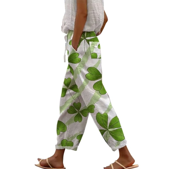 Jxximdong Pants for Women Women's Spring And Summer Casual Drawstring Pants Pink M Trousers