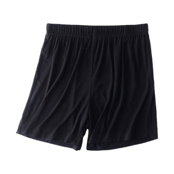 Jxximdong Running Shorts for Women, Pajama Shorts Soft Comfortable Lightweight Elastic Drawstring Pajama Bottoms with Pockets, Black Women's Casual Shorts