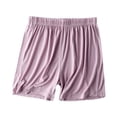 thumbnail image 1 of Jxximdong Running Shorts for Women, Pajama Shorts Soft Comfortable Lightweight Elastic Drawstring Pajama Bottoms with Pockets, Pink Women's Casual Shorts, 1 of 4
