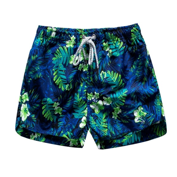 Jxximdong Shorts for Women Women's Outdoor Quick-drying Swimming Five-point Beach Shorts Blue L Pants