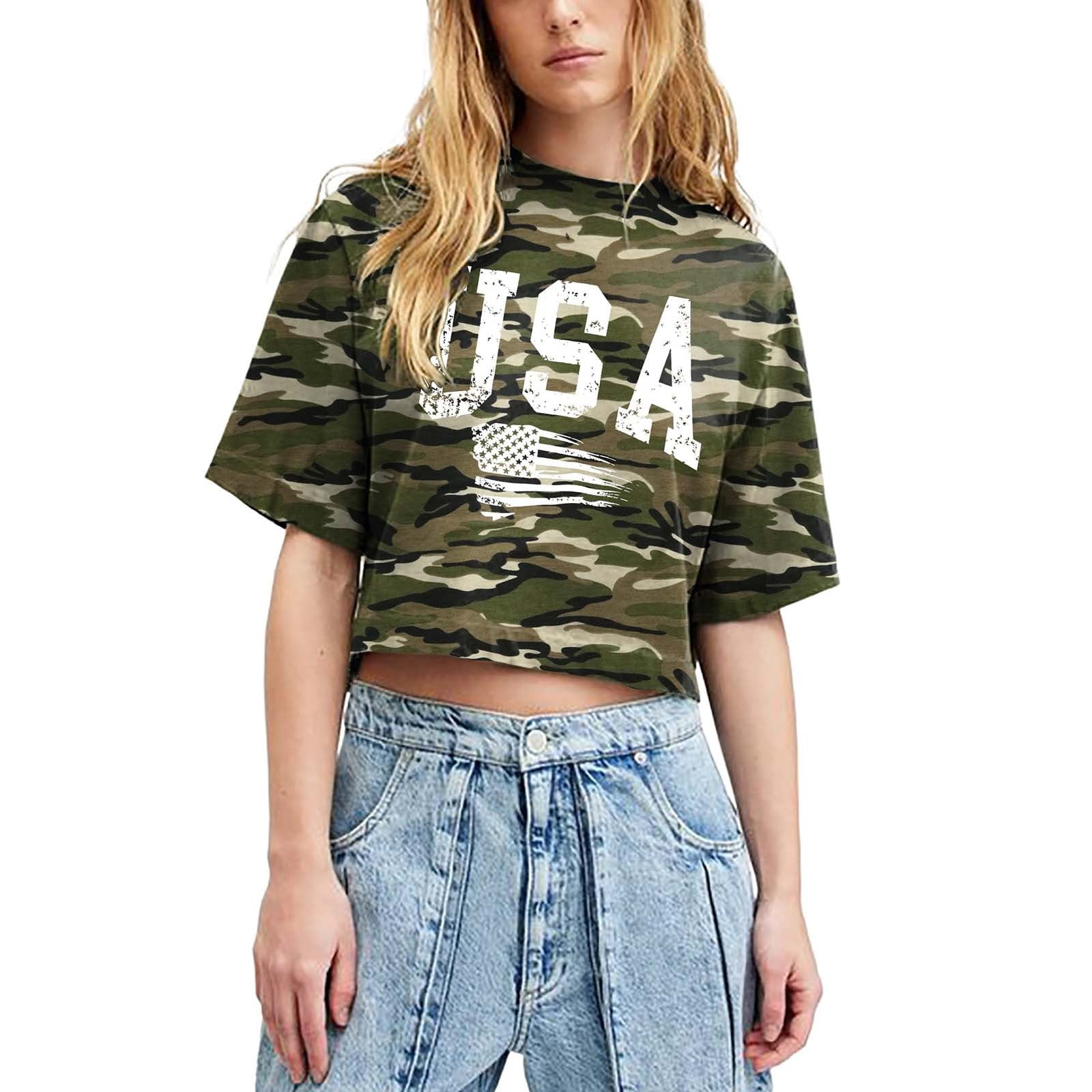 Charmingtrend New Crop Top T Shirt Women Funny Summer 2017 Women's T Shirts USA