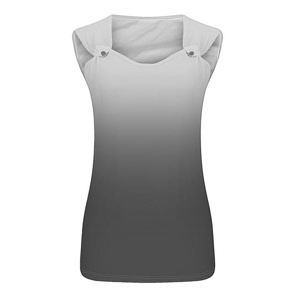 Jxximdong Tank Top for Women 2025 Casual Summer V Neck Sleeveless Camisole Ring Straps Loose Fit Workout Basic Shirts Spring Tops for Women