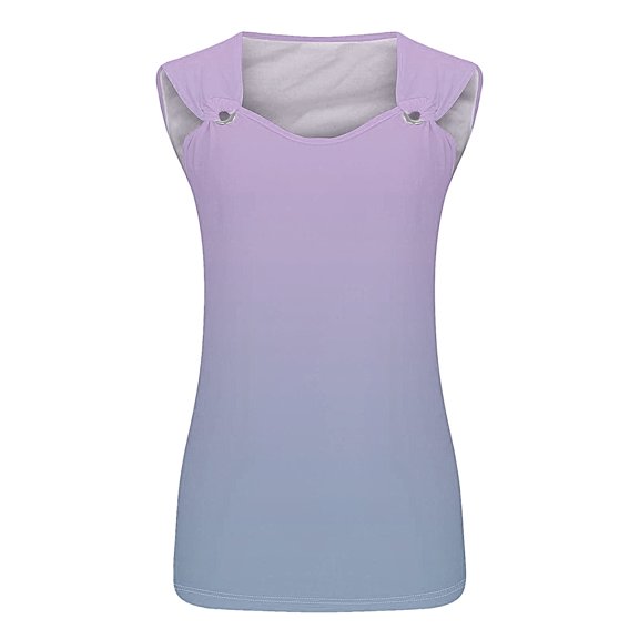 Jxximdong Tank Top for Women 2025 Casual Summer V Neck Sleeveless Camisole Ring Straps Loose Fit Workout Basic Shirts Spring Tops for Women