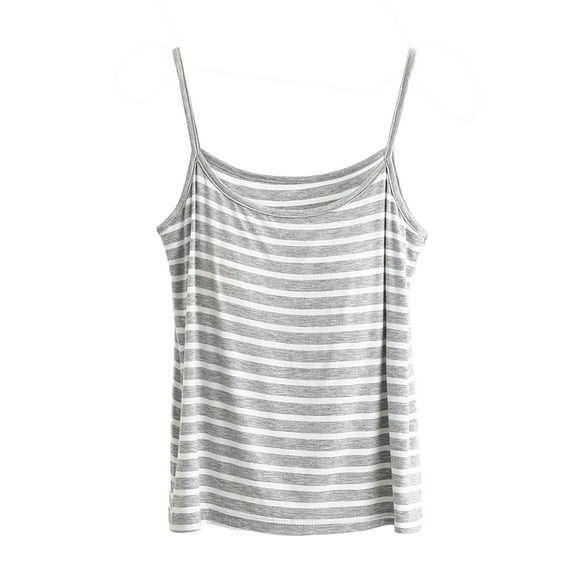Jxximdong Tank Top for Women Tops In Bra Adjustable Spaghetti Strap Workout Yoga Shirts Basic Layer Padded Bra Tank Tops Spring Tops for Women