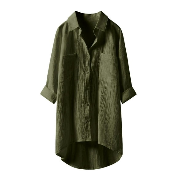 Jxximdong Women Blouses, Down Long Blouses Casual Shirts Tops Women's Sleeve Women's Blouse, Black Daily Dresses for Women