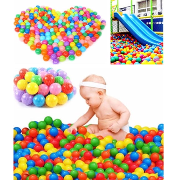 Jxzom 20/50/100PCS Baby Kids Toys Swimming Pool Ocean Ball Toys Fun Colorful Plastic Ball Toys
