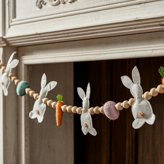 Jxzom Easter Bunny, Unisex Wreaths, 100cm/130cm