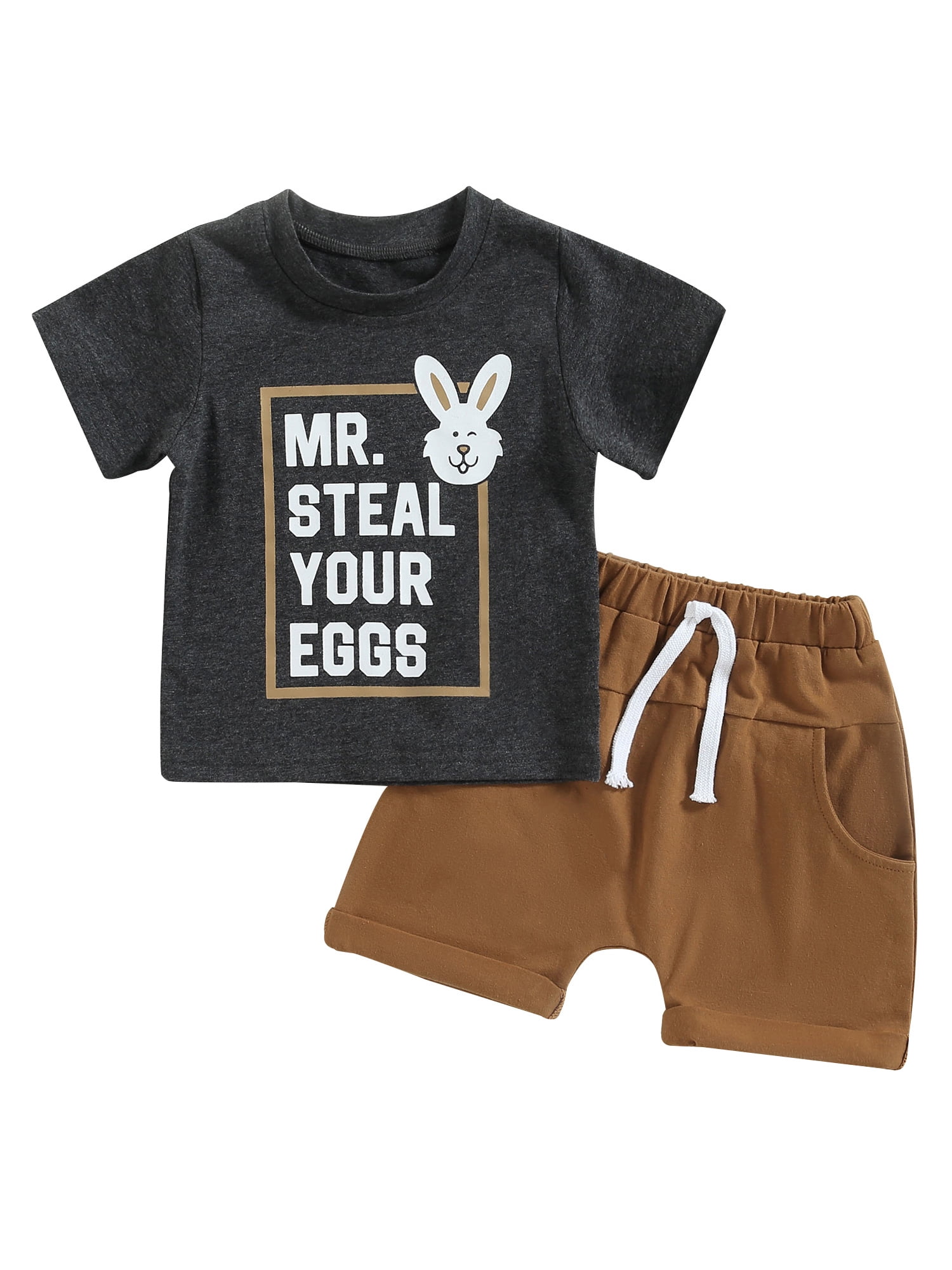 Eagle Printed Mid-Season Terry Stuff Dress For Baby Boy In Yellow Color main image 0