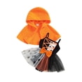 thumbnail image 1 of Jxzom Toddler Baby Girl Halloween Outfits Sleeveless Tutu Romper Dress Hooded Cloak Coat Infant Halloween Clothes, 1 of 8