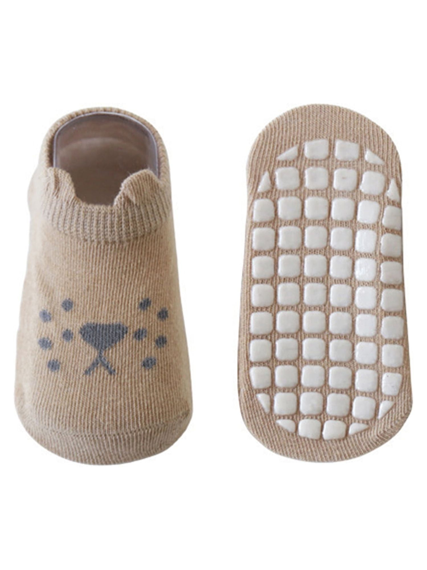 Jxzom Toddler Non Skid Ankle Socks With Grips Cute Baby Cartoon