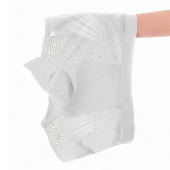 Jyeity Boxer Briefs,Mens Boxers,Boxers for Men,Antibacterial,Breathable,Solid,Elastic Waist,polyester,Gray,L