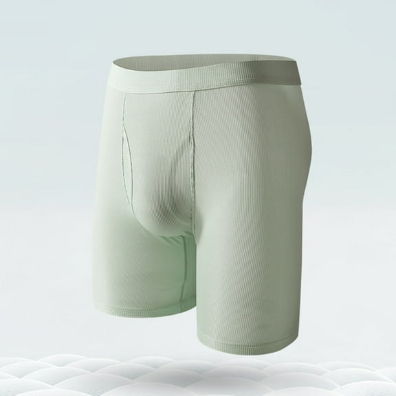 Jyeity Mens Boxer Briefs,Mens Underwear Boxer Briefs,Mens Underwear Boxer Briefs,Antibacterial,Breathable,Solid,Elastic WaistNylon,Green,M