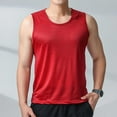 thumbnail image 1 of Jyeity Mens Tank Crew Neck Gym Slim Tank Top Plus Size High Elastic Breathable Sporty Tank Tops, 1 of 5