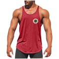 thumbnail image 1 of Jyeity Mens Tank Tops Cotton Sporty Crew Neck Tank Tops, Gym High Elastic Breathable Tank Top, 1 of 4