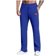 thumbnail image 1 of Jyeity Mens Work Pants Loose with Pockets Straight Leg Drawstring Fashion Elastic Waist Pants 3XL, 1 of 5