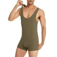 thumbnail image 1 of Jyeity Plus Size Swimsuit Coverups Sling Swimsuit Mens Trunks Sleeveless Solid Swimsuit Army Green Holiday, 1 of 5