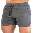 thumbnail image 1 of Jyeity Shorts for Men Breathable Quick-Dry Tight Sporty,Mesh,Comfort Waist Workout Gray Shorts, 1 of 3