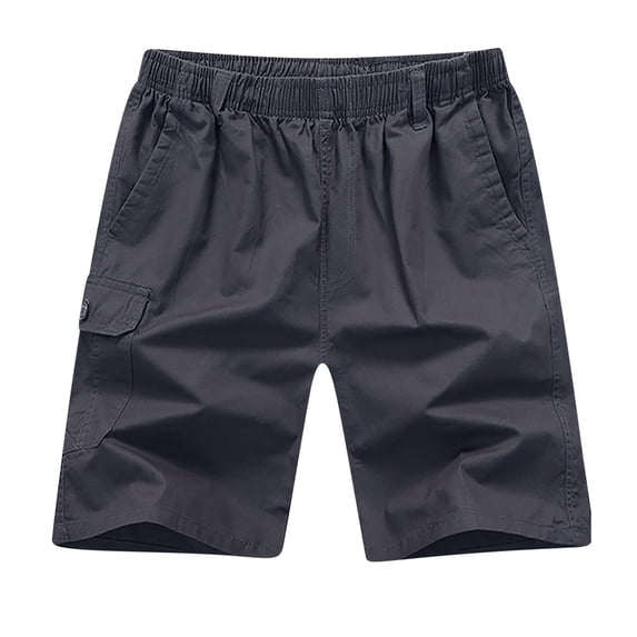 Jyeity Shorts for Men Fashion Sporty Cargo Breathable,Solid,Comfort Waist Plus Size Shorts