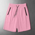 thumbnail image 1 of Jyeity Shorts for Men Ice Silk Breathable Quick-Dry Fashion Sporty,Comfort,Waist with Pockets Pink Shorts, 1 of 6