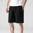 thumbnail image 1 of Jyeity Shorts for Men Loose Fashion,Sporty,Casual Breathable Drawstring Black Shorts, 1 of 8