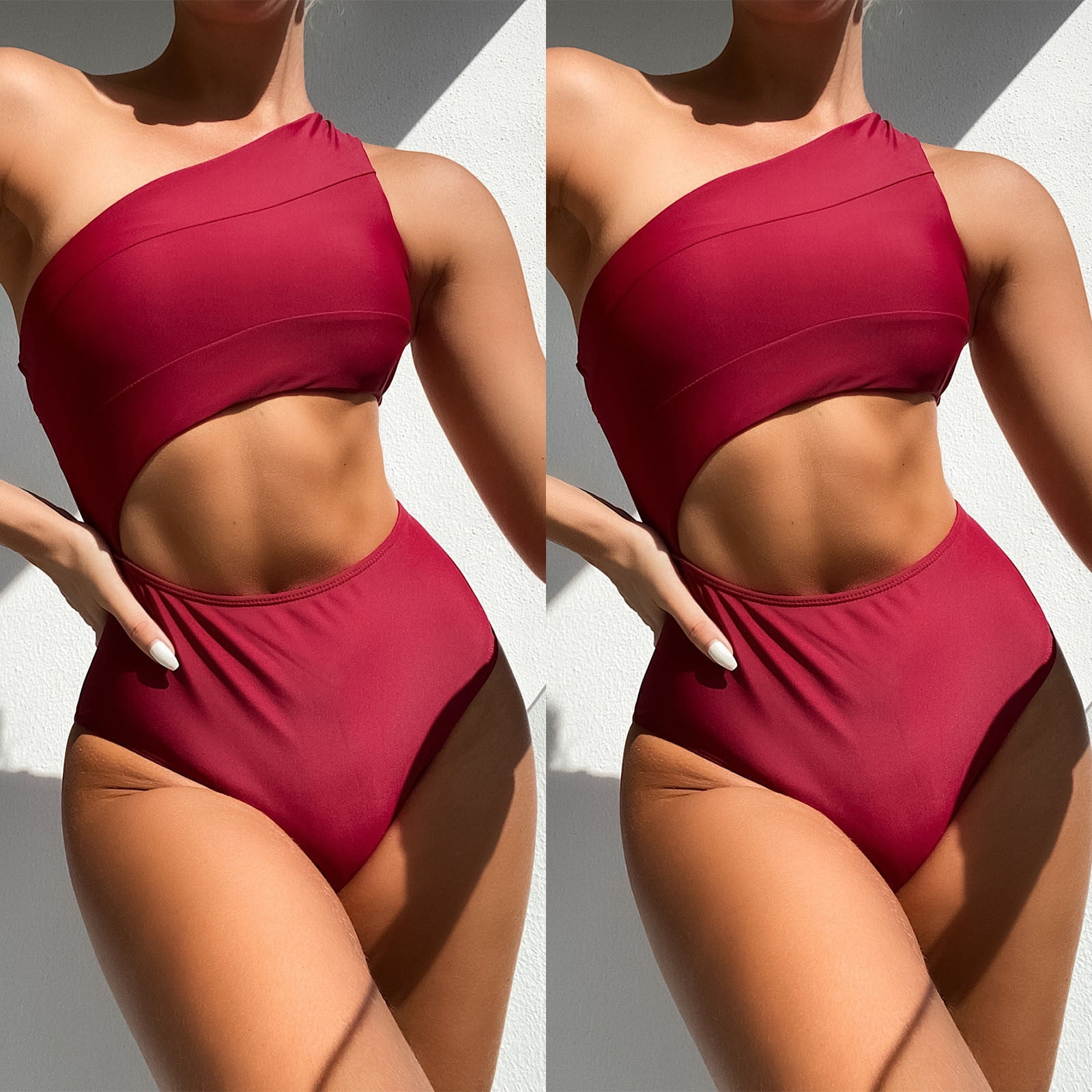 Jyeity Tummy Control Swimsuits For Women Deep V Neck Womens Plus Size