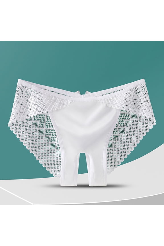 Womens Panties Seamless Flex Fit Underwear for Women Soft Plus Size Brief White L