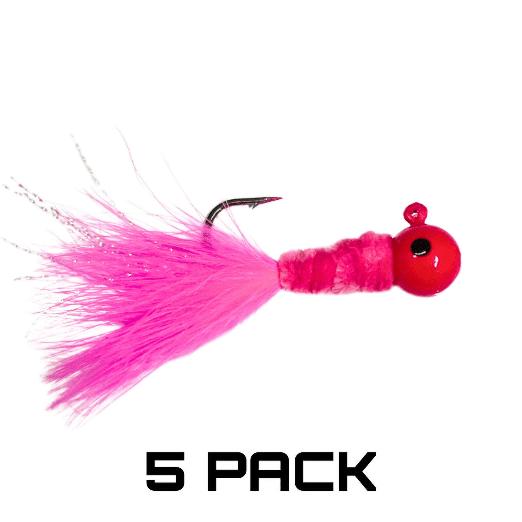 Pink Humpy Jigs Jyg Pro Crappie - 5 Per Pack Pink, 1,16oz Jigs - Walmart.com