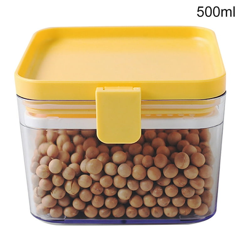 Transparent Food Storage Box, Plastic Cereal Storage Box, Moisture