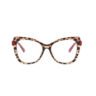 Chandler Rectangle Prescription Glasses - Leopard/Pink Temples, Women's  Eyeglasses