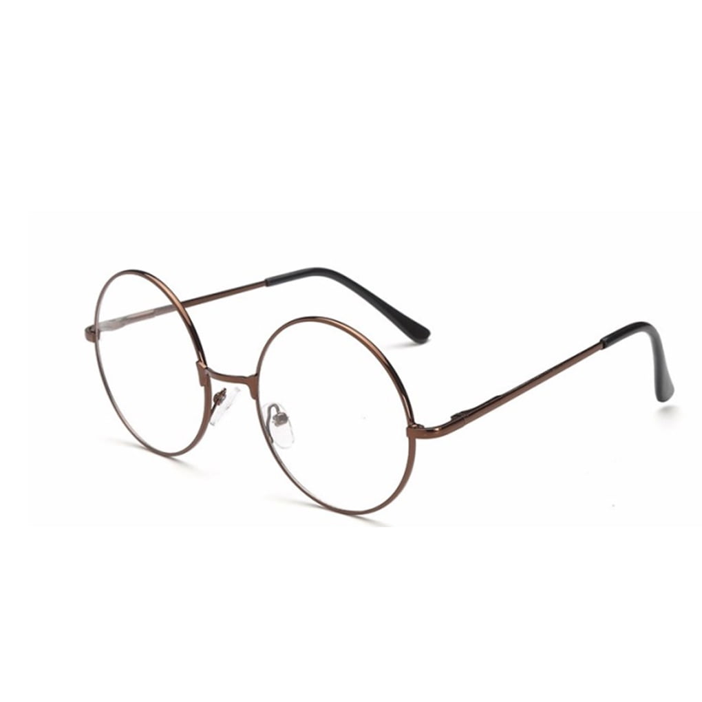 Jygee Men Women Girls Retro Round Circle Eyeglasses Metal Frame ...