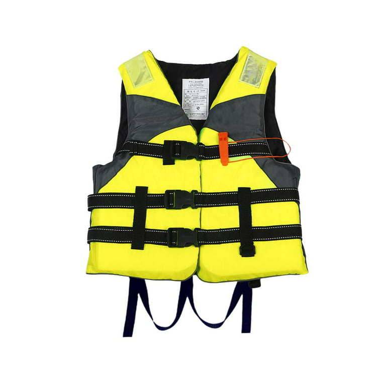 Jygee Outdoor Life Jacket for Adult Swimming Life Jacket Water Sport  Drifting Boat Fishing Life Vest with Whistle Swim Equipment