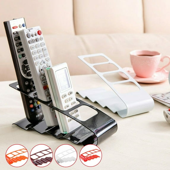 Jygee Remote Control Storage Box Plastic Stand Organizer Table Desk Remote Holder Red