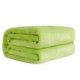 thumbnail image 1 of Jygee Solid Color Flannel Blanket Warm Air-condition Carpet, 1 of 6