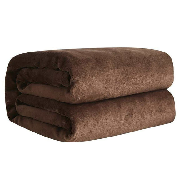 Jygee Solid Color Flannel Blanket Warm Air-condition Carpet