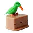 thumbnail image 1 of Jygee Toothpick Box Toothpick Storage Case Automatic Dispenser Bird Shape ABS Plastic Holder, Green, Pink, 1 of 9