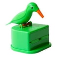 thumbnail image 1 of Jygee Toothpick Box Toothpick Storage Case Automatic Dispenser Bird Shape ABS Plastic Holder, Green, 1 of 10