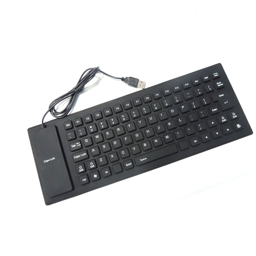 Jygee Waterproof Silicone Keyboard 85 Keys Foldable USB Wired Keypads