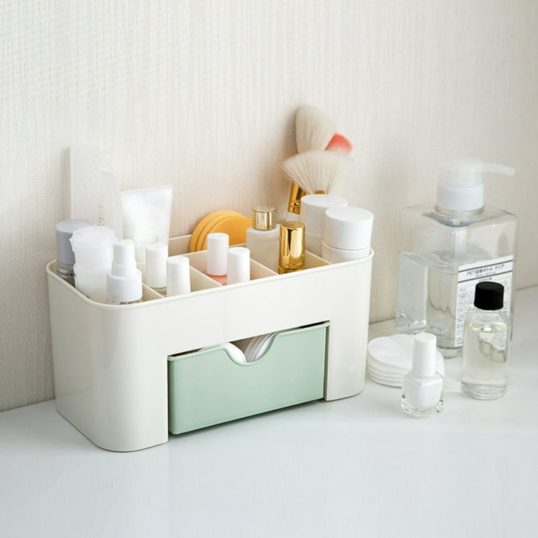 1pc Plastic Storage Box Desktop Snack Organizer For Makeup