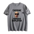 thumbnail image 1 of Jynxzi Cardiac Johnson Deployed Cotton Tshirt Hip Hop Tops Vintage 90s Short Sleeve, 1 of 2