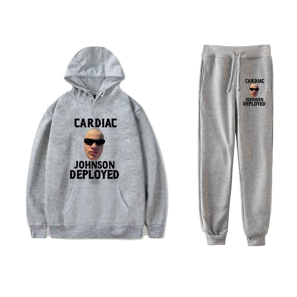 Jynxzi Cardiac Johnson Deployed Sweatsuit Casual Fashion Hoodies