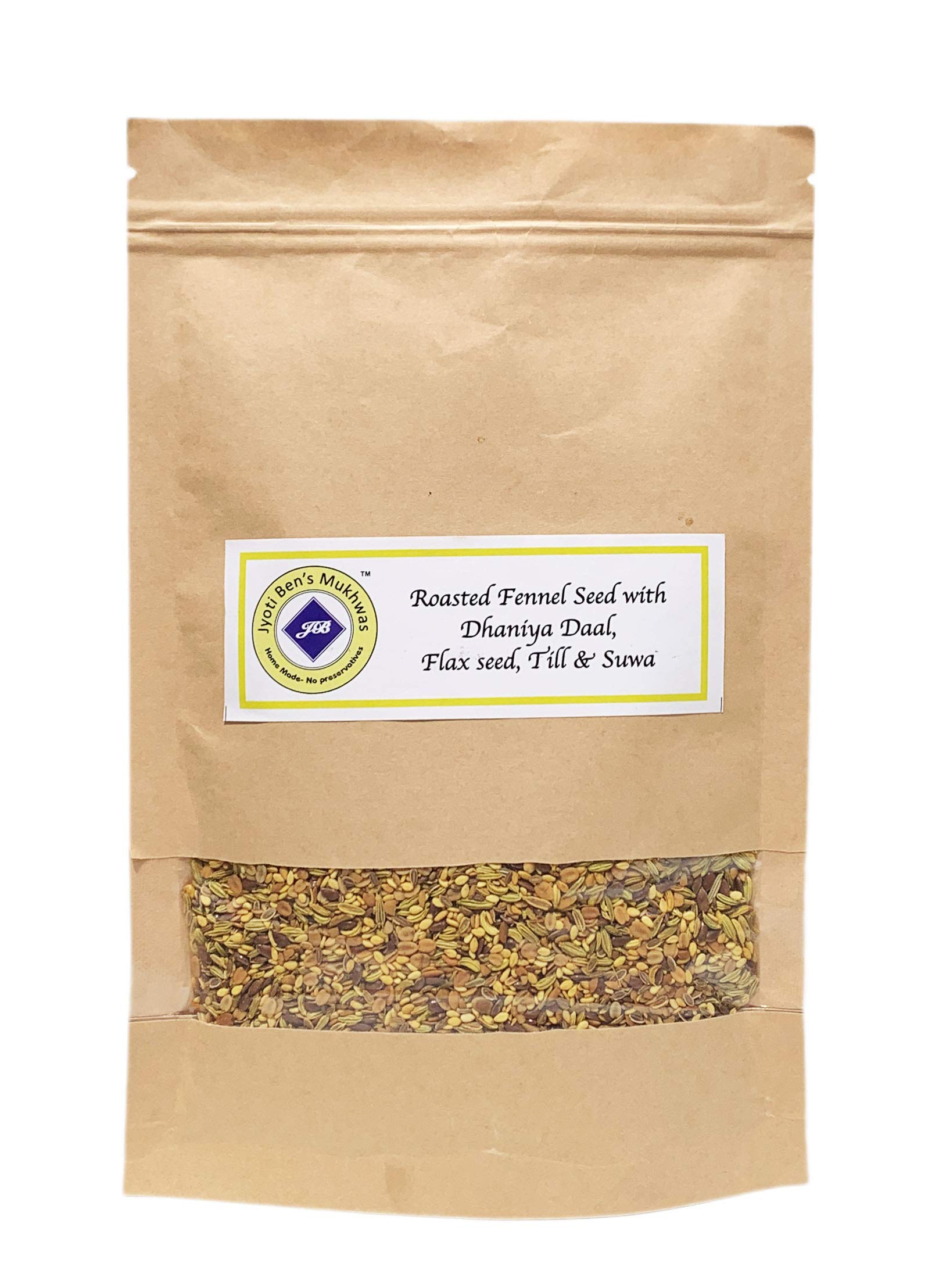 Jyoti Ben'S Mukhwas Roasted Saunf With Dhaniya Daal, Flax Seed, Till