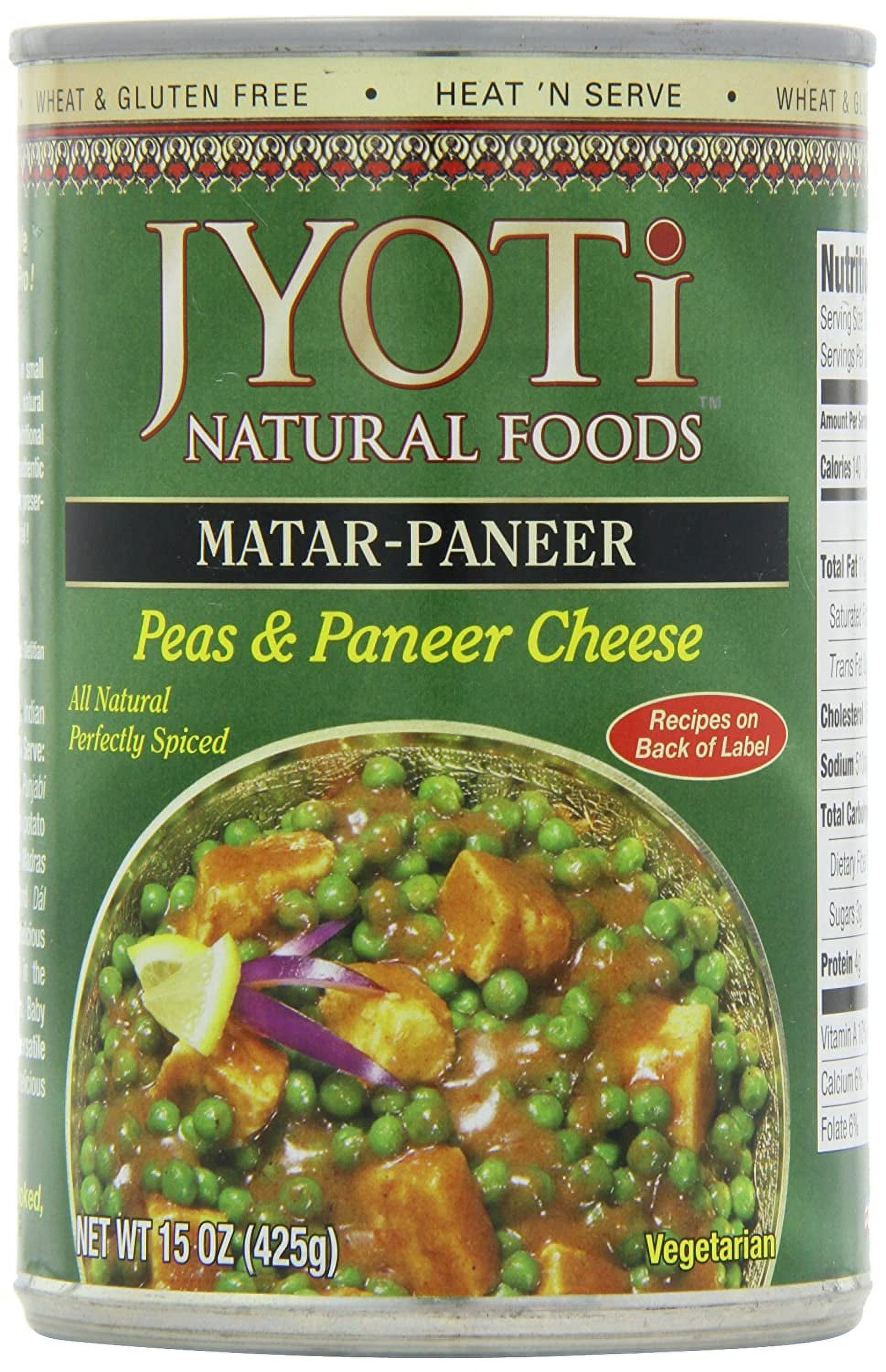 Jyoti MatarPaneer Peas and Cheese 15 oz