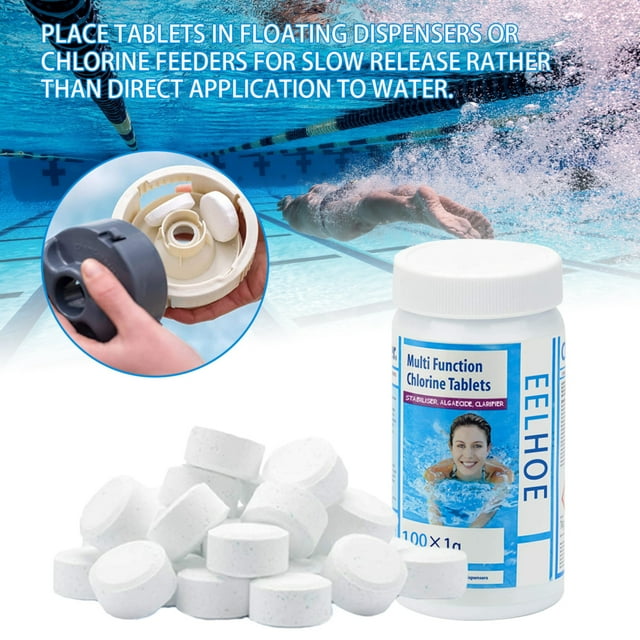Jzenzero Effervescent Chlorine Tablets Strike Out Algaecide For Pool