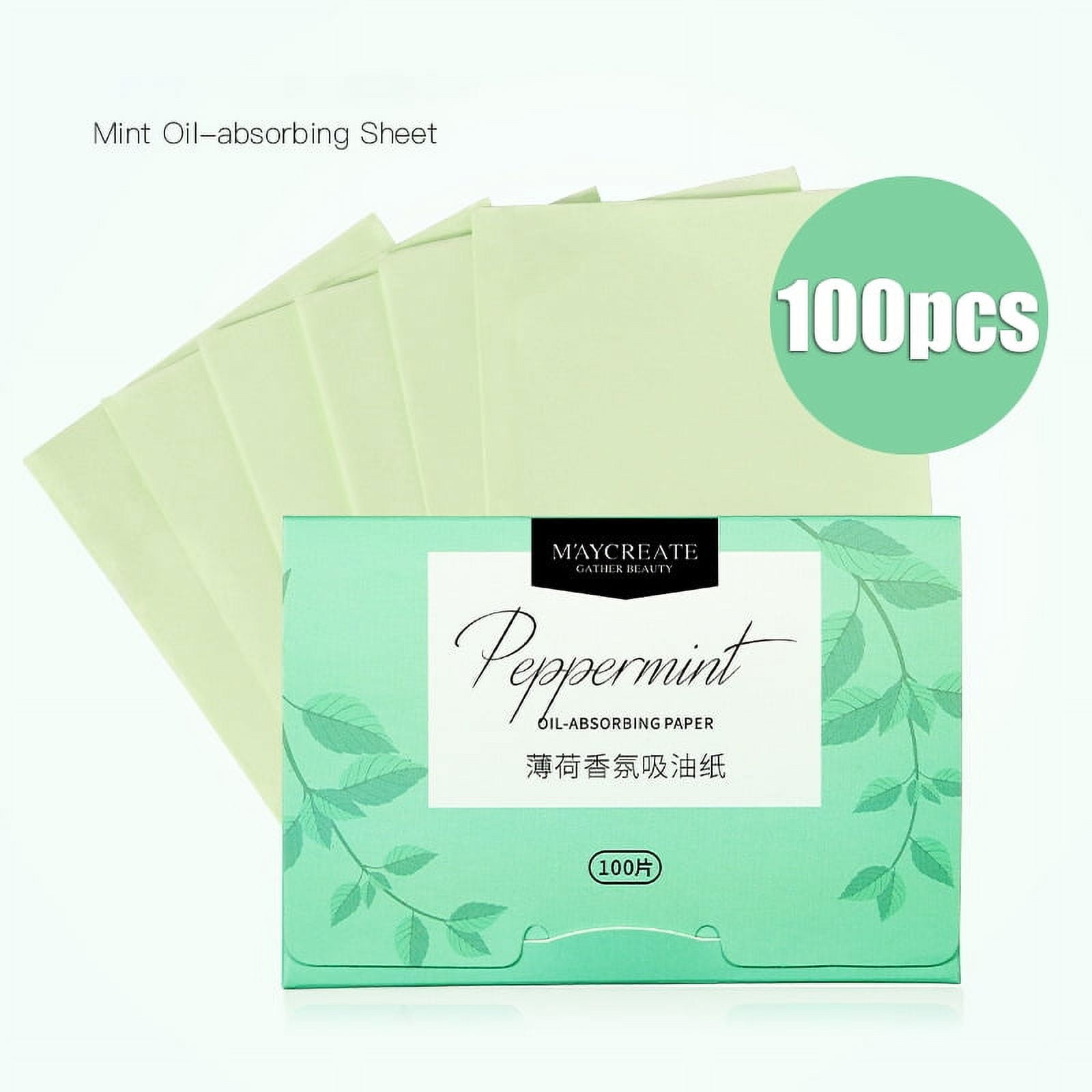 Jzenzero Oil Absorbing Sheets Easy Dispensing Natural Green Tea