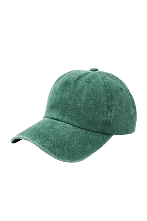 WLOELOEW K-19 Green Baseball Cap Adjustable Classic Low Hat Unconstructed Plain Cap Men Women