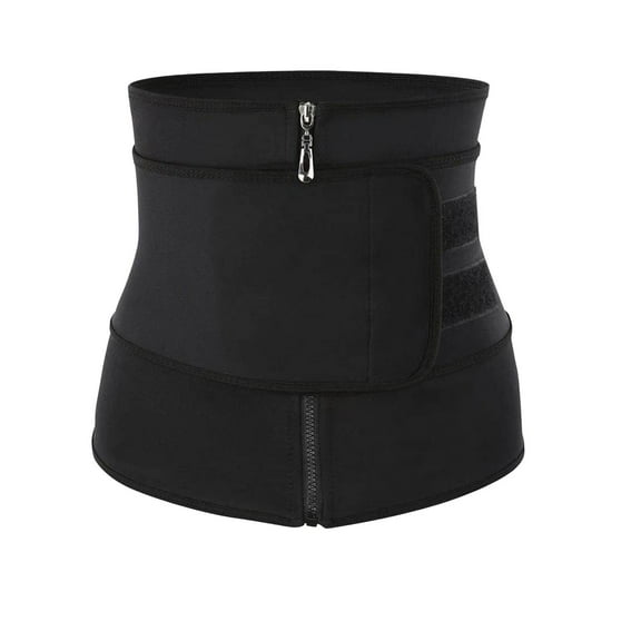 K-66 F Fitness Waist Support Belt For Men And Women With Zipper Closure And Muscle Training Aid